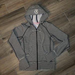 Lululemon Striped Scuba Jacket